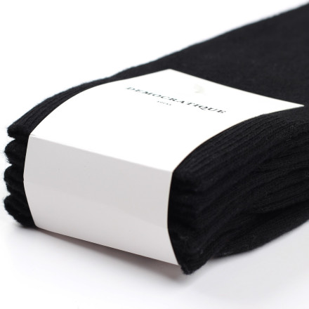 Democratique Socks ORIGINALS SOLID 3-pack Black Democratique Socks ORIGINALS SOLID 3-pack Black