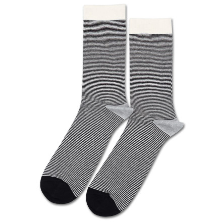 Democratique Socks Originals Ultralight Stripes 6-pack Black - Off White - Light Grey Melange Democratique Socks Originals Ultralight Stripes 6-pack Black - Off White - Light Grey Melange