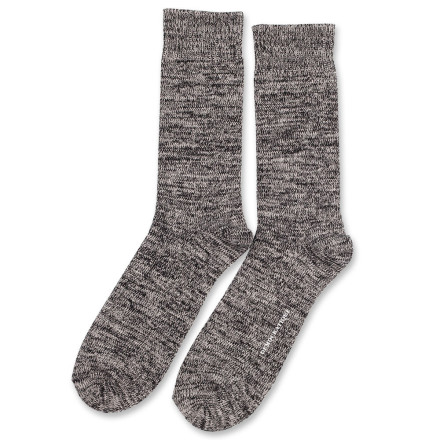 Democratique Socks Relax Chunky Flat Knit Supermelange 6-pack Black - Light Grey Melange Democratique Socks Relax Chunky Flat Knit Supermelange 6-pack Black - Light Grey Melange