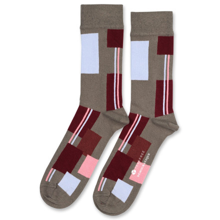 Y E E S P R E E + Democratique Socks Originals Patchwork 6-pack Army-Red Wine-Pale Skin-Burnt Rust-Palm Springs Blue Y E E S P R E E + Democratique Socks Originals Patchwork 6-pack Army-Red Wine-Pale Skin-Burnt Rust-Palm Springs Blue
