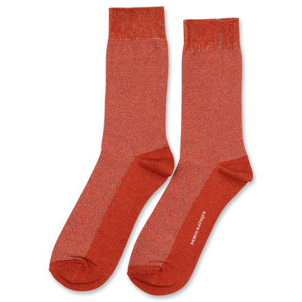Democratique Socks Originals Champagne Pique 6-pack Burnt Rust Democratique Socks Originals Champagne Pique 6-pack Burnt Rust