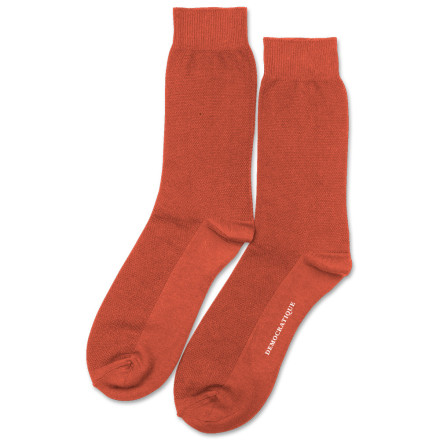 Democratique Socks Originals Champagne Pique Blood Orange Democratique Socks Originals Champagne Pique Blood Orange