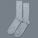 Democratique Socks Originals Rib Ultralight Supermelange New Blue / Off White