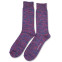 Democratique Socks Relax Chunky Flat Knit Supermelange 6-pack  Adams Blue - Purplish Pink - Navy - Warm Grey