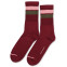 Democratique Socks Athletique Classique Stripes 6-pack Red Wine - Pale Skin - Army