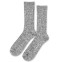 Democratique Socks Relax Heavy Rib Supermelange 6-pack Black - Warm Grey - Soft Grey - Off White