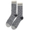 Democratique Socks Cable Knit 6-pack  Navy Mel - Light Grey Mel - Charcoal Mel - Off White