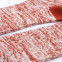 Democratique Socks Relax Twister Knit Supermelange 6-pack Burnt Rust - Off White