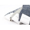 Democratique Socks Relax Twister Knit Supermelange 6-pack Navy - Off White