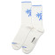 YKIKI x Democratique Socks Athletique Classique Motif Off White/Adams Blue/Poolside Green 6-pack