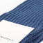 Democratique Socks Relax Waffle Knit Supermelange 6-pack Dark Ocean Blue