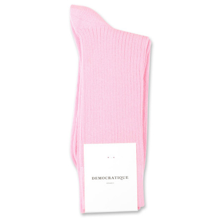 Democratique Socks Originals Fine Rib 6-pack Soft Pink