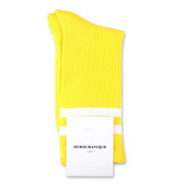Democratique Socks Classique Oldschool Stripes 6-pack Yellow Sun / Clear White
