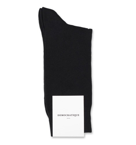 Democratique Socks Originals Solid Black