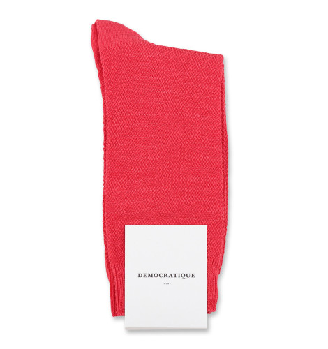 Democratique Socks Originals Champagne Pique Spring Red 6-pack