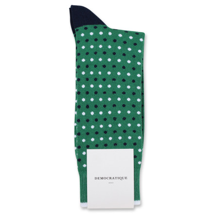 Originals Polkadot Tennis Green/Navy/Clear White 6-pack