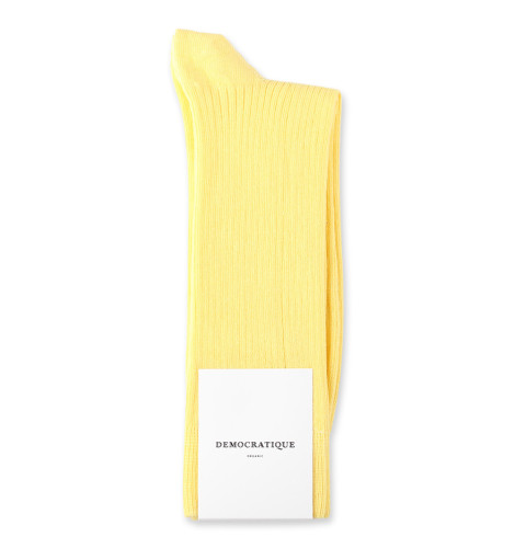 Democratique Socks Originals Fine Rib 6-pack Shaded Yellow