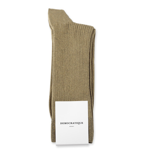 Democratique Socks Originals Fine Rib 6-pack Soil