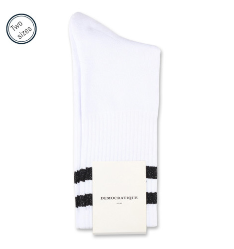 Edwin Jeans x Democratique Socks Athletique THIS IS THE LIFE 12-pack Clear White Black