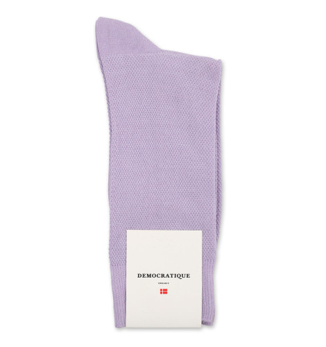 Democratique Socks Originals Champagne Pique 6-pack Light Purple