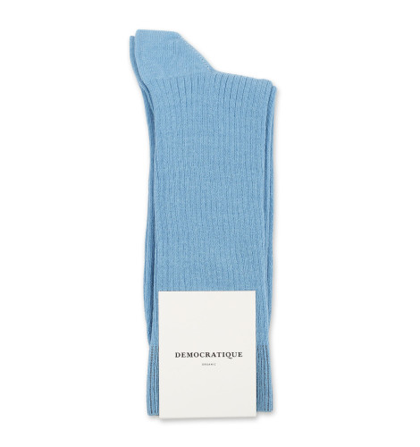 Democratique Socks Originals Fine Rib 6-pack Palm Springs Blue