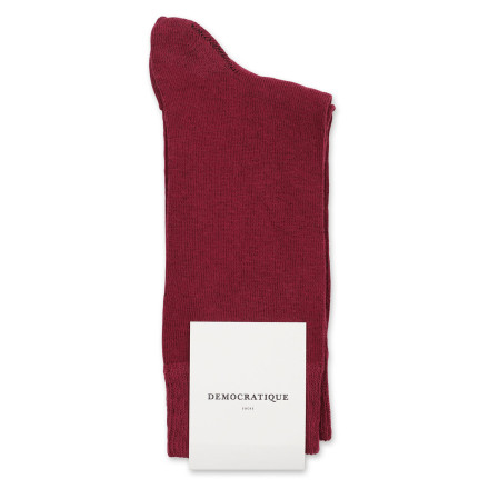 Democratique Socks ORIGINALS SOLID Red Wine