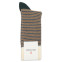 Democratique Socks Originals Ultralight Stripes 6-pack Forrest Green / Honey / Navy / Off White
