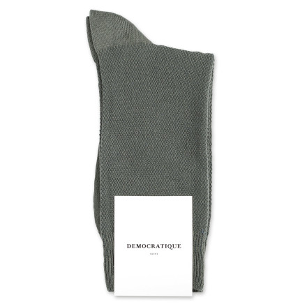 Democratique Socks Originals Champagne Pique 6-pack Army
