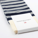 Democratique Socks Originals Ultralight Power Stripes 6-pack Navy-Off White