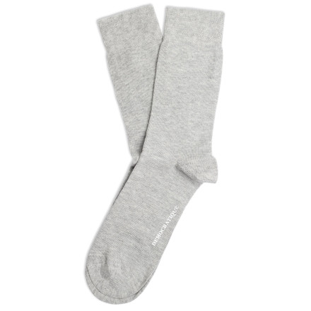 Democratique Socks Originals Solid Light Grey Melange