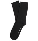 Democratique Socks Originals Champagne Pique Black 6-pack