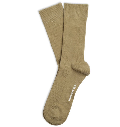 Democratique Socks Originals Fine Rib 6-pack Soil