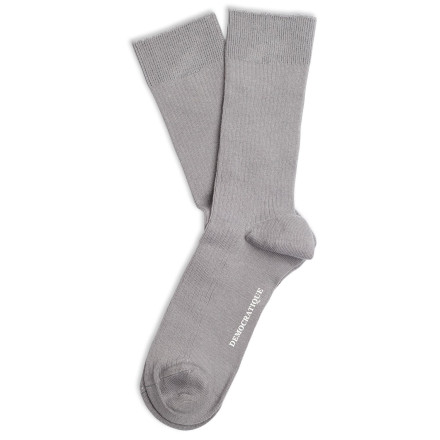 Democratique Socks Originals Fine Rib 6-pack Stone