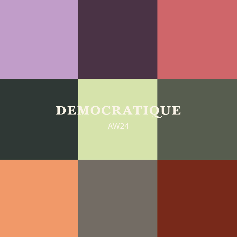 Democratique Socks Relax Chunky Flat Knit Supermelange 6-pack Charcoal-Khaki-Off White